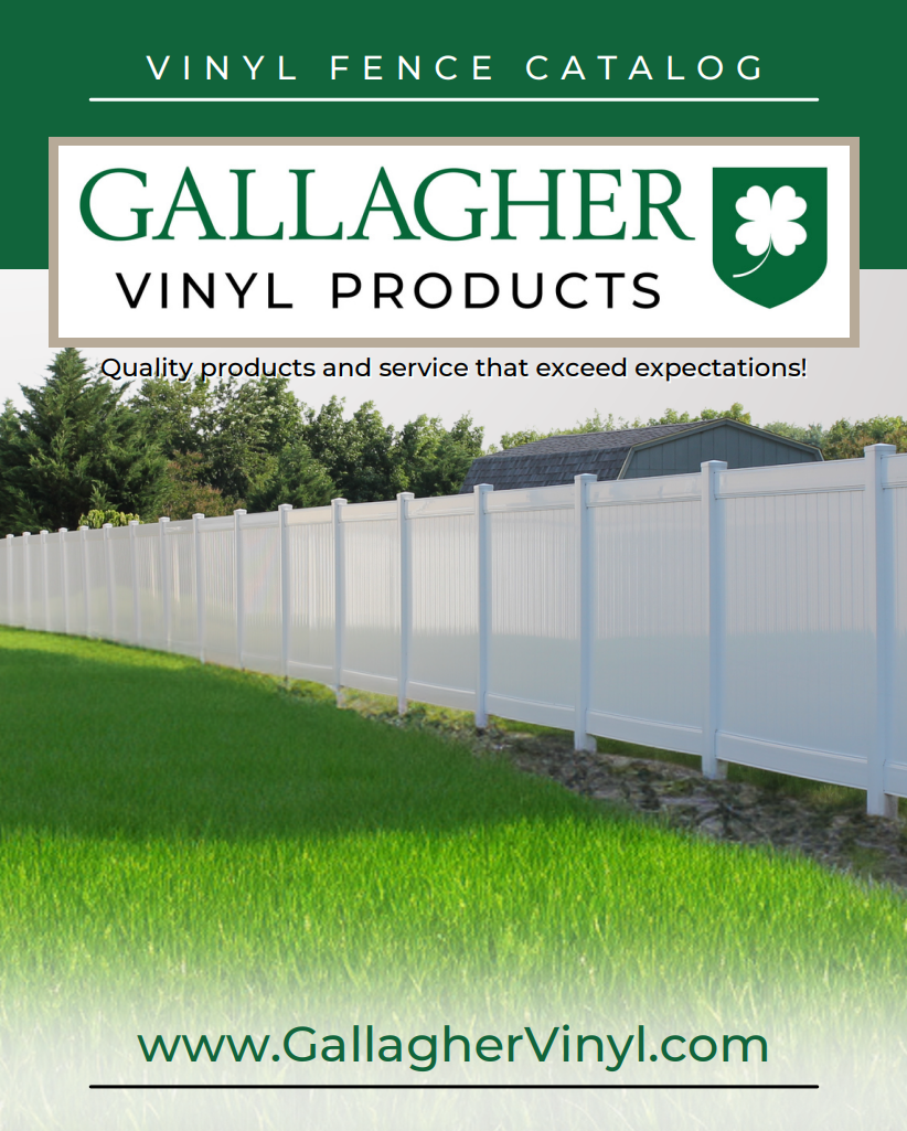 Vinyl fence style brochure cover