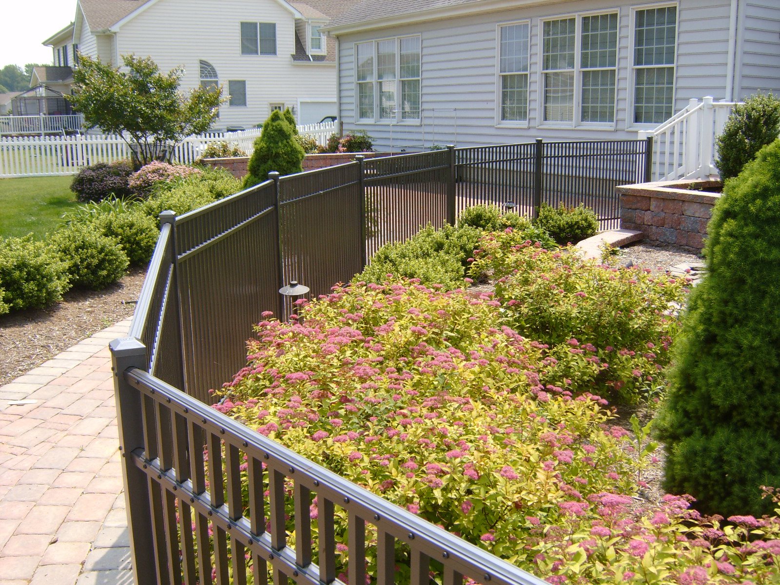 Aluminum fence installation by ABC Inc. Fencing in Kent County, Delaware
