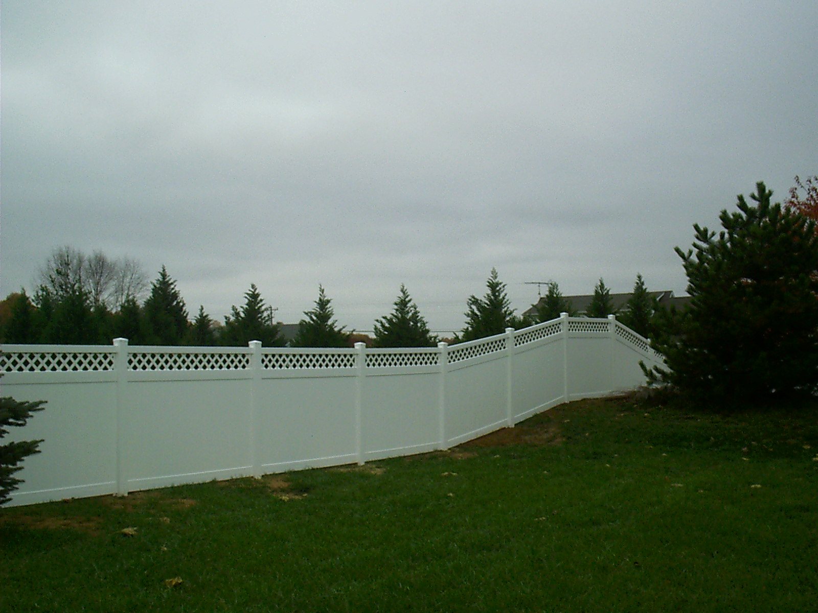 Vinyl fence installation by ABC Inc. Fencing in Kent County, Delaware